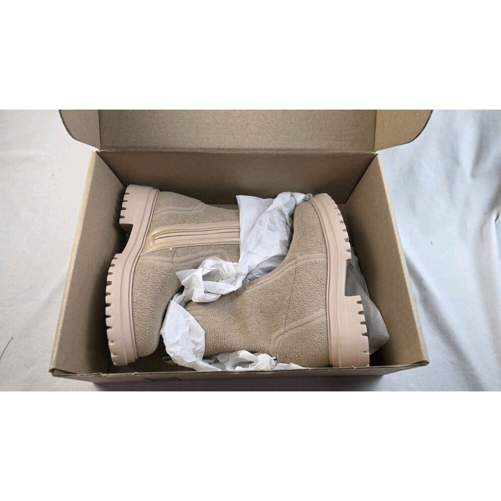 Women's Stretch Knit Lug Sole Sock Ankle Bootie